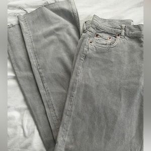 Wide leg Grey Zara Jeans